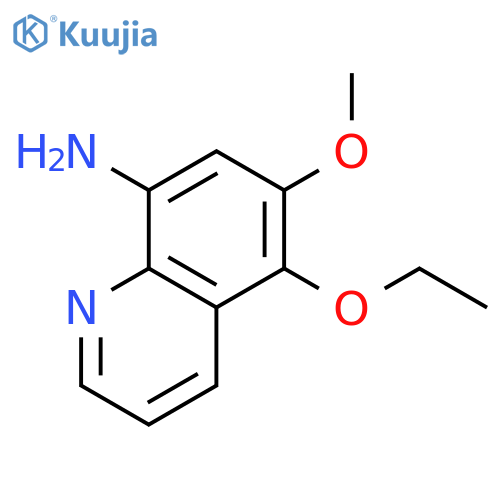 8-Quinolinamine, 5-ethoxy-6-methoxy- structure