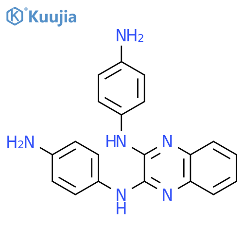 2,3-QUINOXALINEDIAMINE, N,N'-BIS(4-AMINOPHENYL)- structure