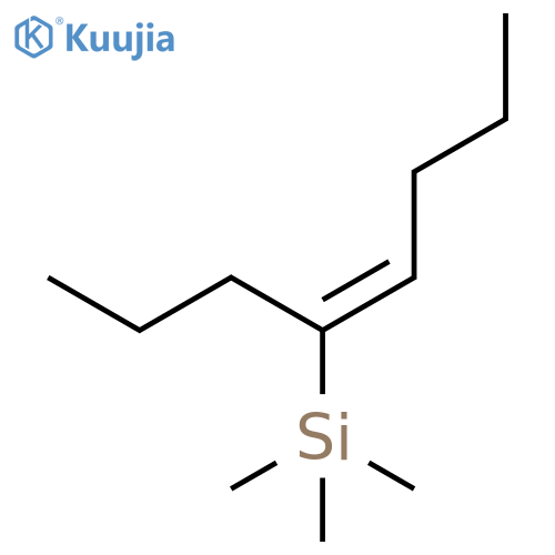 Silane, trimethyl[(1E)-1-propyl-1-penten-1-yl]- structure