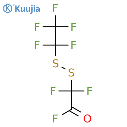 Acetyl fluoride, difluoro[(pentafluoroethyl)dithio]- structure