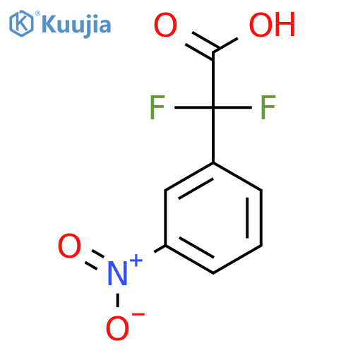 α,α-Difluoro-3-nitrobenzeneacetic Acid structure