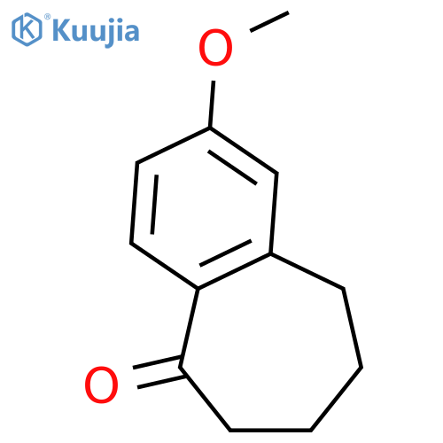 2-Methoxy-6,7,8,9-tetrahydro-benzocyclohepten-5-one structure