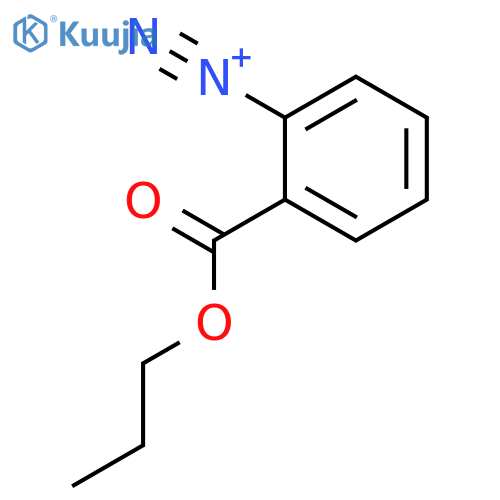 2-(Propoxycarbonyl)benzene-1-diazonium structure