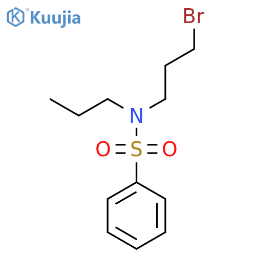 Benzenesulfonamide, N-(3-bromopropyl)-N-propyl- structure