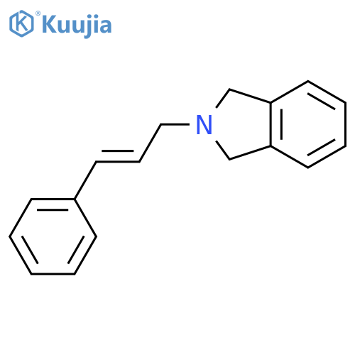 1H-ISOINDOLE, 2,3-DIHYDRO-2-(3-PHENYL-2-PROPENYL)- structure
