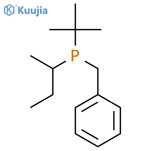 Phosphine, (1,1-dimethylethyl)(1-methylpropyl)(phenylmethyl)- structure