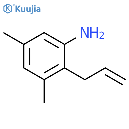 Benzenamine, 3,5-dimethyl-2-(2-propenyl)- structure
