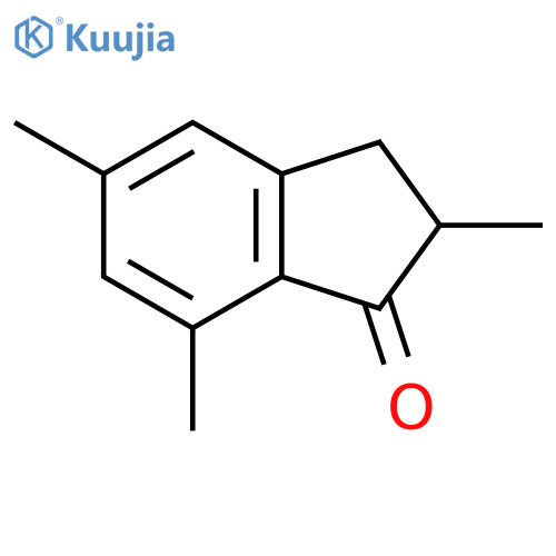 2,5,7-Trimethyl-2,3-dihydro-1H-inden-1-one structure