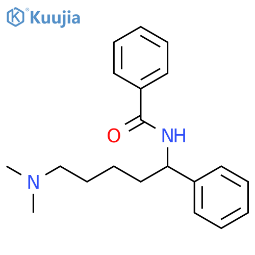 BENZAMIDE, N-[5-(DIMETHYLAMINO)-1-PHENYLPENTYL]- structure