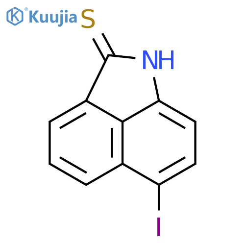 Benz[cd]indole-2(1H)-thione, 6-iodo- structure