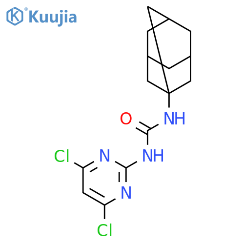 UREA, N-(4,6-DICHLORO-2-PYRIMIDINYL)-N'-TRICYCLO[3.3.1.13,7]DEC-1-YL- structure