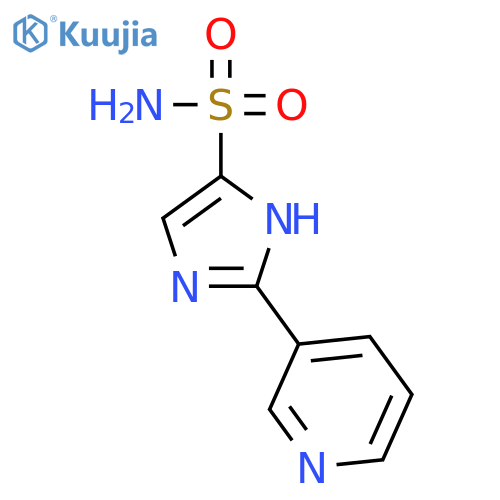 1H-IMIDAZOLE-4-SULFONAMIDE, 2-(3-PYRIDINYL)- structure