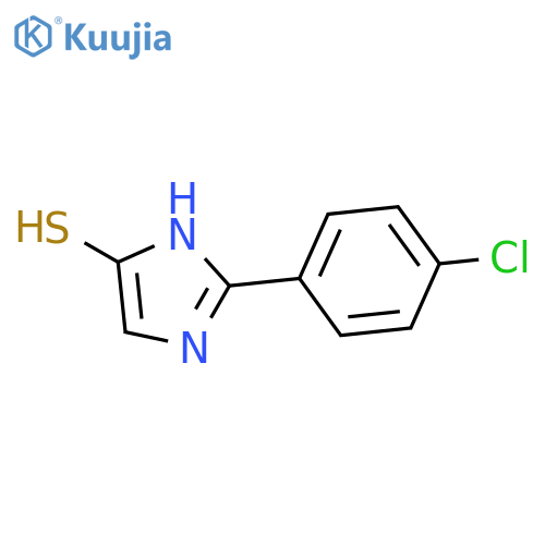 1H-Imidazole-4-thiol, 2-(4-chlorophenyl)- structure