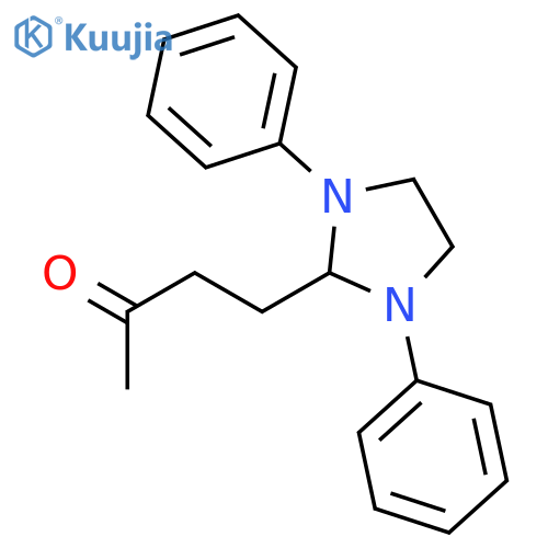 2-Butanone, 4-(1,3-diphenyl-2-imidazolidinyl)- structure