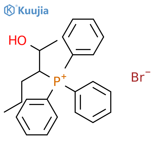 Phosphonium, [1-(1-hydroxyethyl)butyl]triphenyl-, bromide structure