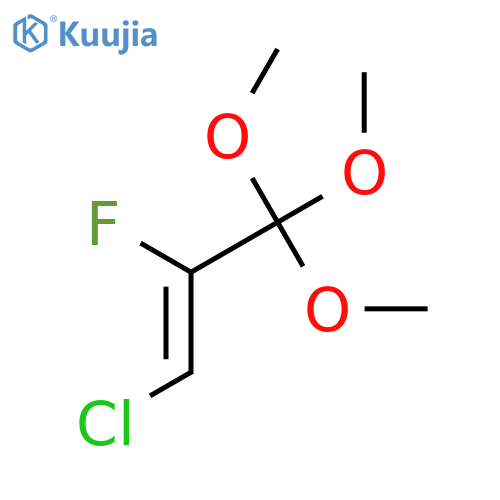 1-Propene, 1-chloro-2-fluoro-3,3,3-trimethoxy-, (Z)- structure