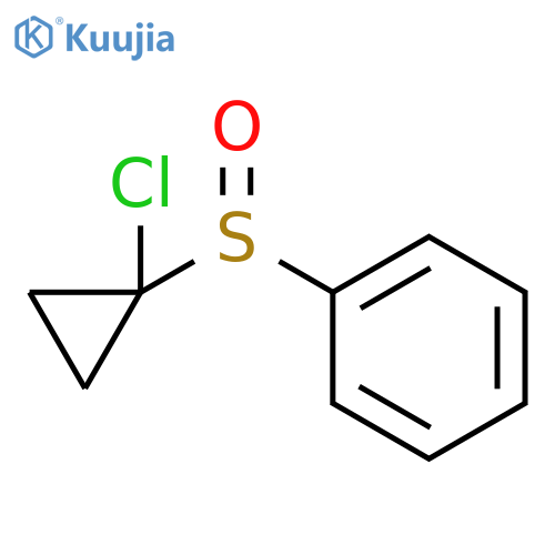 (1-Chlorocyclopropyl)sulfinylbenzene structure