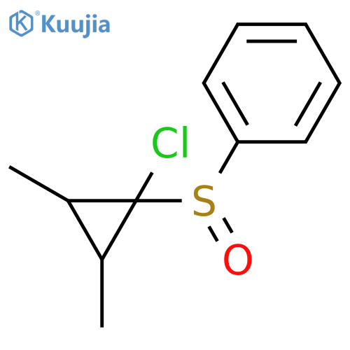 [(1-Chloro-2,3-dimethylcyclopropyl)-sulfinyl]benzene structure