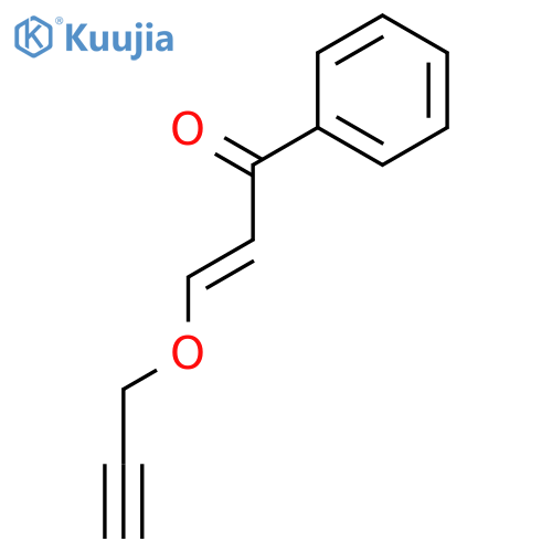 2-Propen-1-one, 1-phenyl-3-(2-propynyloxy)- structure