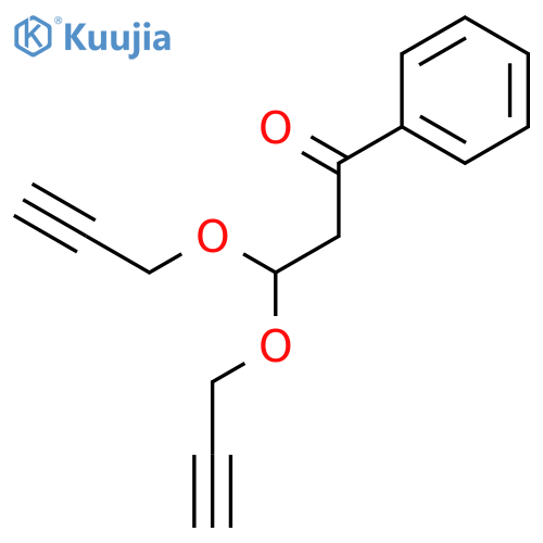 1-Propanone, 1-phenyl-3,3-bis(2-propynyloxy)- structure