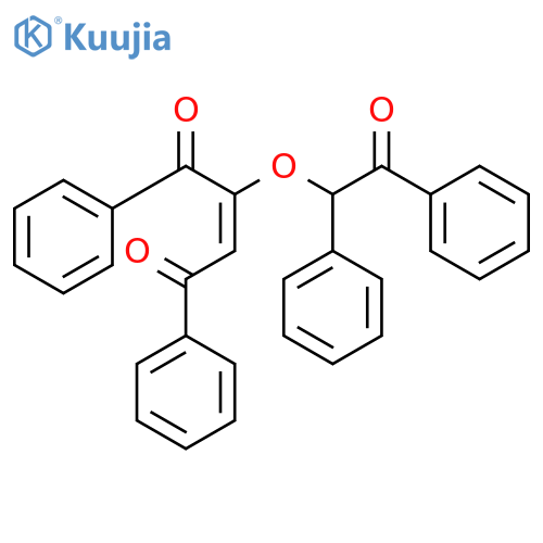 2-BUTENE-1,4-DIONE, 2-(2-OXO-1,2-DIPHENYLETHOXY)-1,4-DIPHENYL- structure