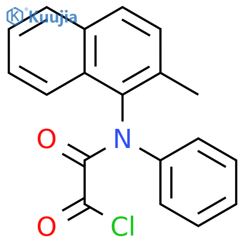 Acetyl chloride, [(2-methyl-1-naphthalenyl)phenylamino]oxo- structure
