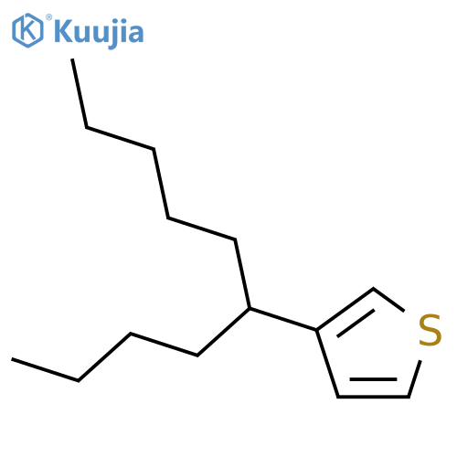Thiophene, 3-(1-butylhexyl)- structure