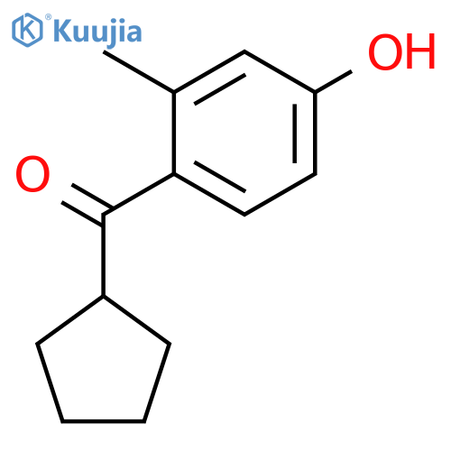 METHANONE, CYCLOPENTYL(4-HYDROXY-2-METHYLPHENYL)- structure