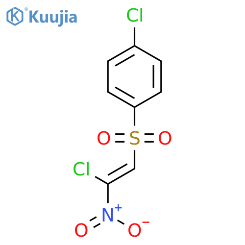Benzene, 1-chloro-4-[(2-chloro-2-nitroethenyl)sulfonyl]- structure