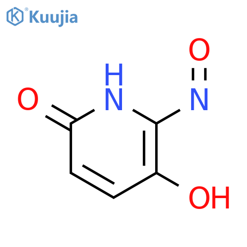 2(1H)-Pyridinone, 5-hydroxy-6-nitroso- structure