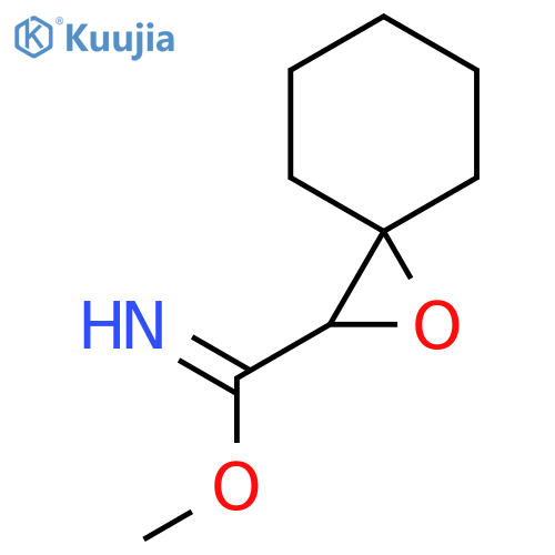 1-Oxaspiro[2.5]octane-2-carboximidic acid, methyl ester structure