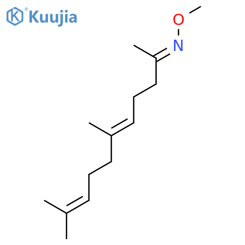 5,9-UNDECADIEN-2-ONE, 6,10-DIMETHYL-, O-METHYLOXIME structure