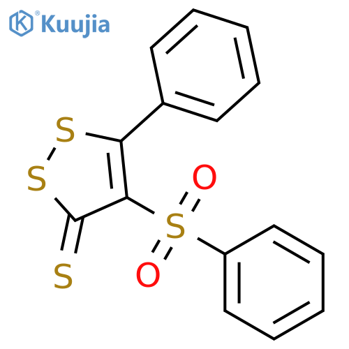 3H-1,2-Dithiole-3-thione, 5-phenyl-4-(phenylsulfonyl)- structure