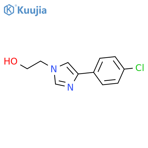 1H-Imidazole-1-ethanol, 4-(4-chlorophenyl)- structure