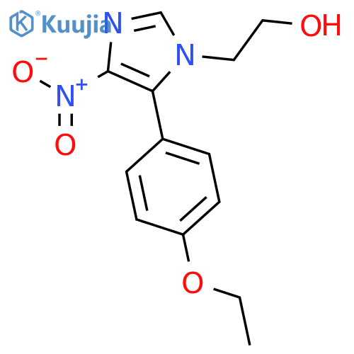 1H-Imidazole-1-ethanol, 5-(4-ethoxyphenyl)-4-nitro- structure
