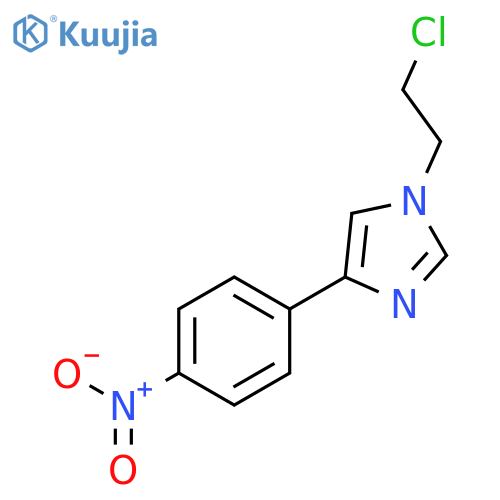 1H-Imidazole, 1-(2-chloroethyl)-4-(4-nitrophenyl)- structure