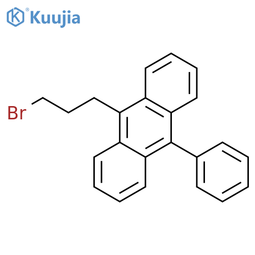 Anthracene, 9-(3-bromopropyl)-10-phenyl- structure