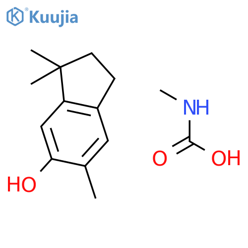 1H-Inden-5-ol, 2,3-dihydro-3,3,6-trimethyl-, methylcarbamate structure
