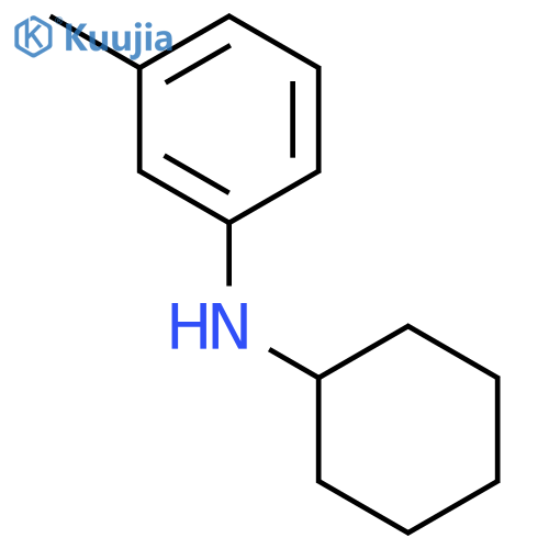 N-cyclohexyl-3-methylaniline structure