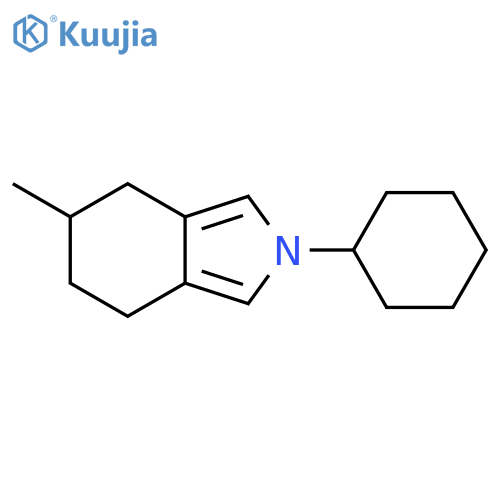 2H-ISOINDOLE, 2-CYCLOHEXYL-4,5,6,7-TETRAHYDRO-5-METHYL- structure