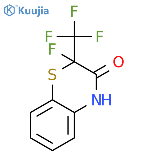 2H-1,4-BENZOTHIAZIN-3(4H)-ONE, 2-FLUORO-2-(TRIFLUOROMETHYL)- structure