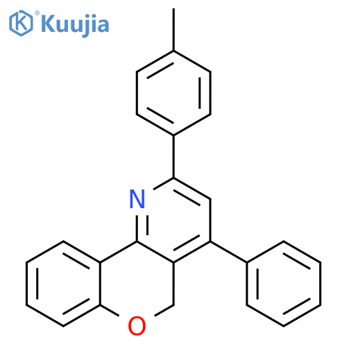 2-(4-Methylphenyl)-4-phenyl-5H-[1]benzopyrano[4,3-b]pyridine structure