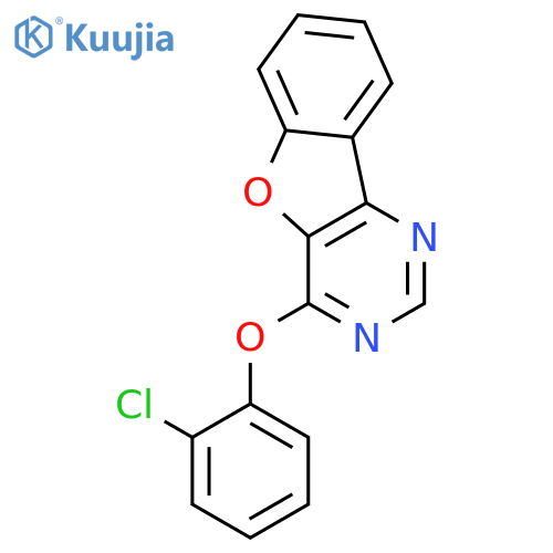 Benzofuro[3,2-d]pyrimidine, 4-(2-chlorophenoxy)- structure