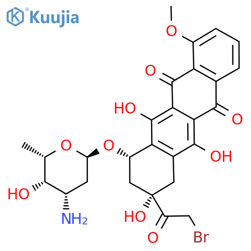 14-Bromodaunorubicin structure