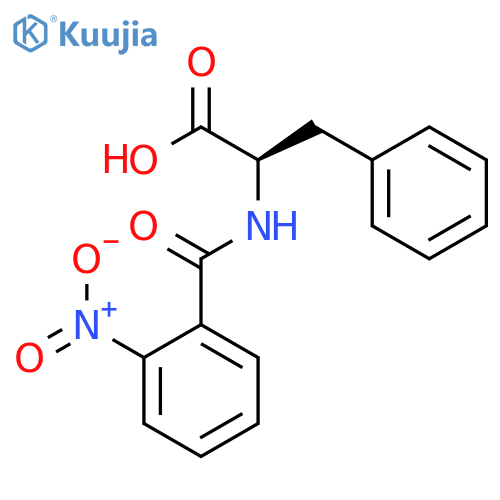 D-PHENYLALANINE, N-(2-NITROBENZOYL)- structure