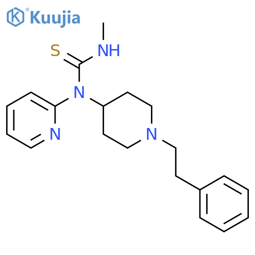 Thiourea, N'-methyl-N-[1-(2-phenylethyl)-4-piperidinyl]-N-2-pyridinyl- structure