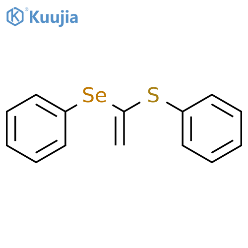 {[1-(Phenylselanyl)ethenyl]sulfanyl}benzene structure