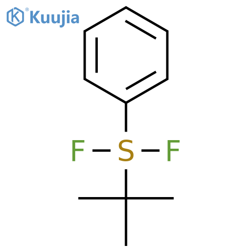 Sulfur, (1,1-dimethylethyl)difluorophenyl- structure