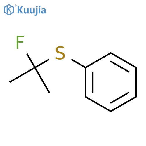 Benzene, [(1-fluoro-1-methylethyl)thio]- structure