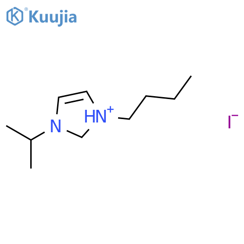 1H-IMIDAZOLIUM, 1-BUTYL-3-(1-METHYLETHYL)-, IODIDE structure